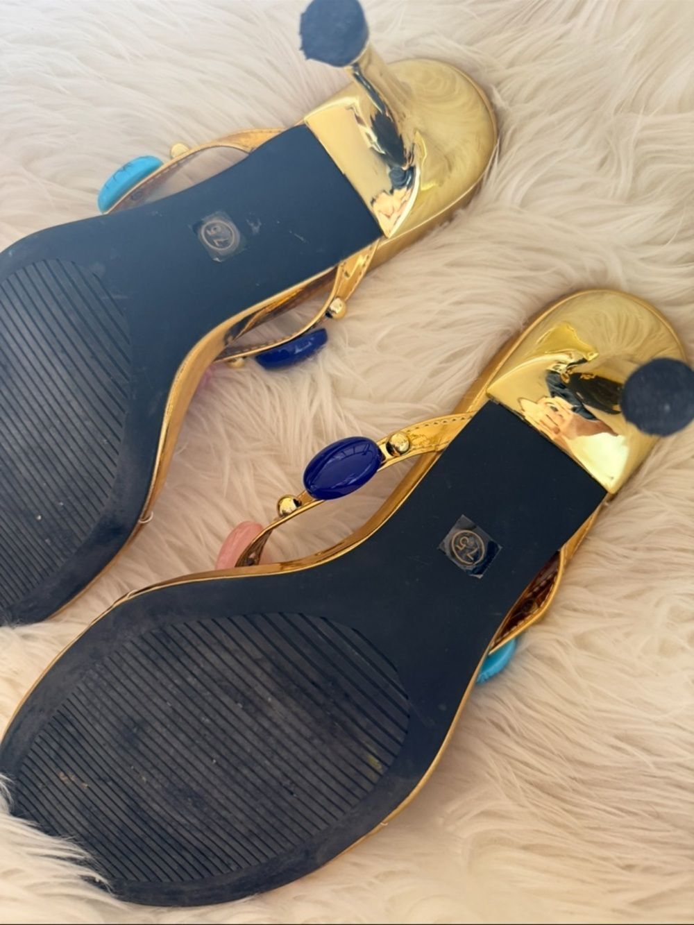 Multi-Color Gemstone Heels - Picture 7 of 7